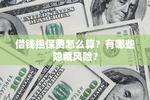 武汉借钱担保费怎么算？有哪些隐藏风险？