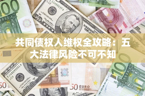 武汉共同债权人维权全攻略：五大法律风险不可不知