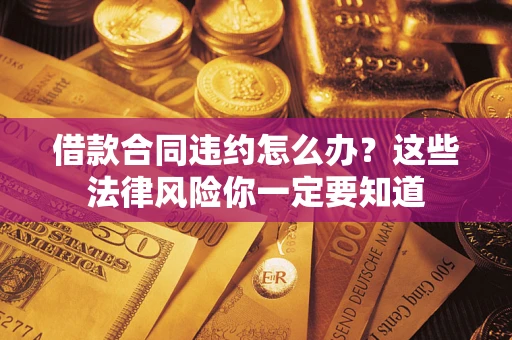 武汉借款合同违约怎么办？这些法律风险你一定要知道