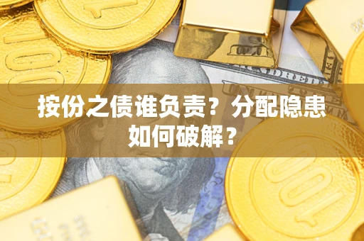 武汉按份之债谁负责？分配隐患如何破解？