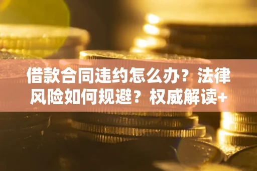 武汉借款合同违约怎么办?法律风险如何规避?权威解读+实用指南 武汉借款合同违约怎么办?法律风险如何规避?权威解读+实用指南