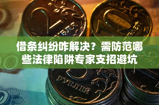 武汉借条纠纷咋解决？需防范哪些法律陷阱专家支招避坑