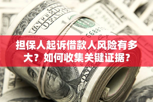 武汉担保人起诉借款人风险有多大？如何收集关键证据？