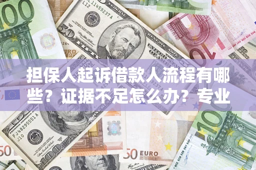 武汉担保人起诉借款人流程有哪些？证据不足怎么办？专业律师解答