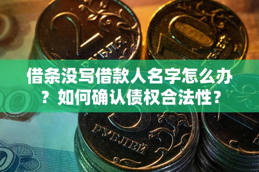武汉借条没写借款人名字怎么办？如何确认债权合法性？