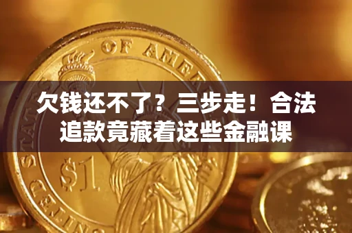武汉欠钱还不了？三步走！合法追款竟藏着这些金融课